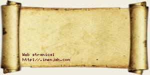 Janko Bunić vizit kartica